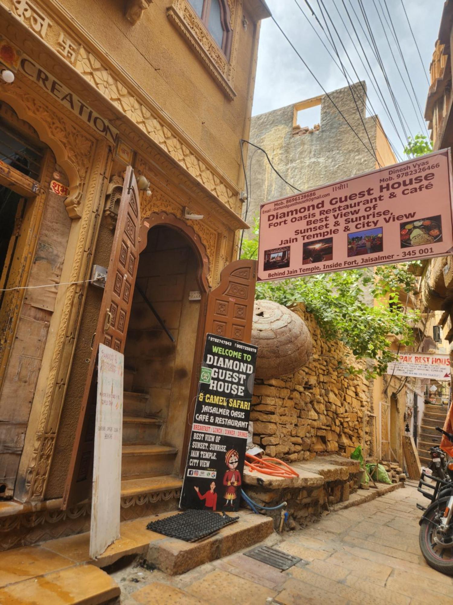 Diamond Guest House Jaisalmer Bagian luar foto